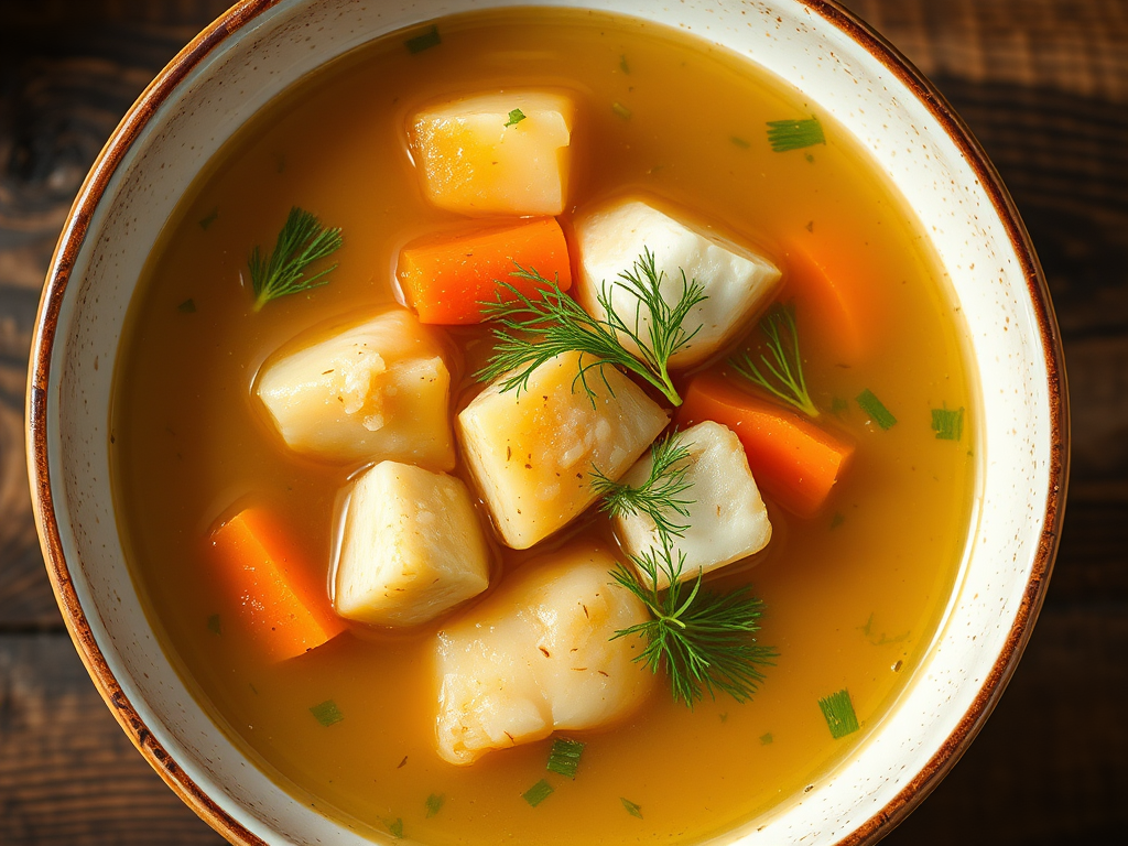 Рыбный суп с петрушкой
