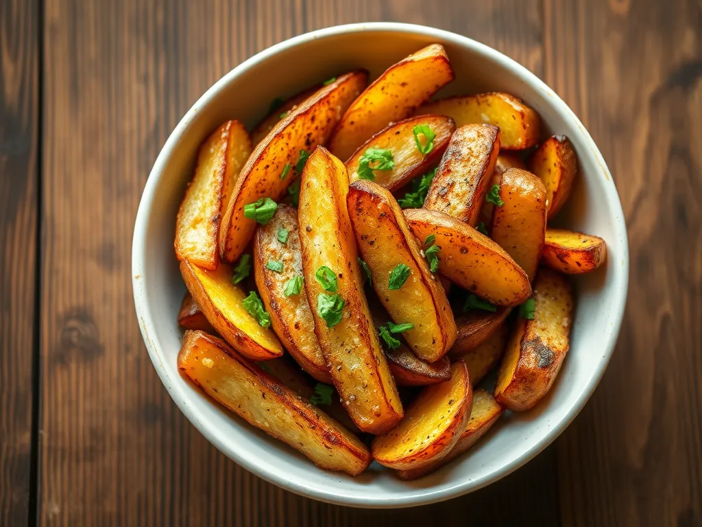Картофель дольками — классический вариант