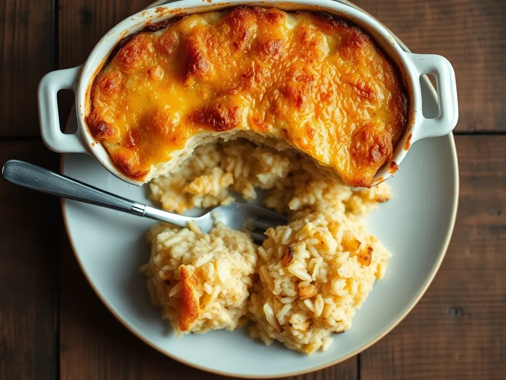 Рисовая запеканка с сыром