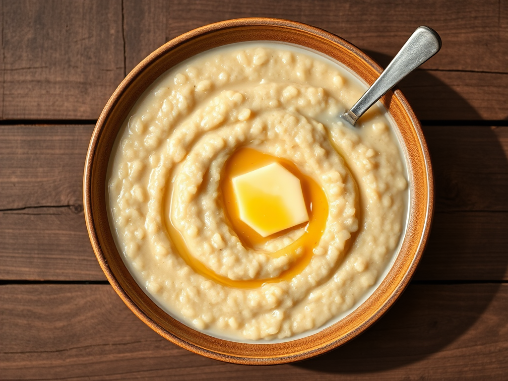 Рисовая молочная каша с бананом и шоколадом