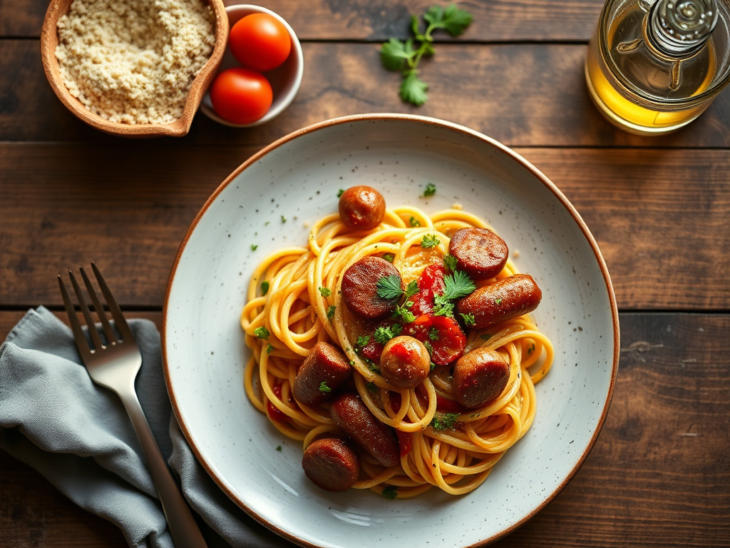 Макароны с сосисками — бюджетный вариант