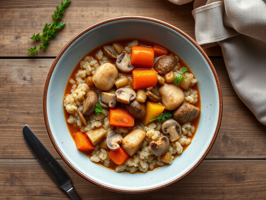Гречка по-купечески по-деревенски с овощами
