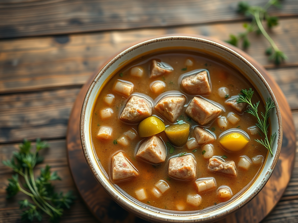 Рассольник быстрый вариант с овощами